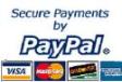 PayPal, VISA, MasterCard, American Express, & Discover Credit Cards
